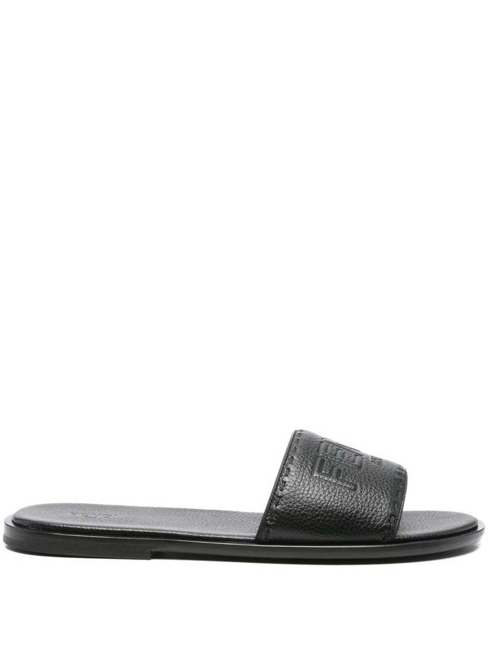 Fendi Roma Leather Slides(PLEASE REQUEST YOUR SIZE BEFORE PURCHASING)